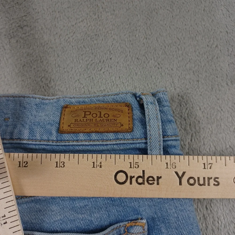 Polo‎ Ralph Lauren Jeans Mens 32x30 Blue Denim Mid Rise Skinny Tompkins